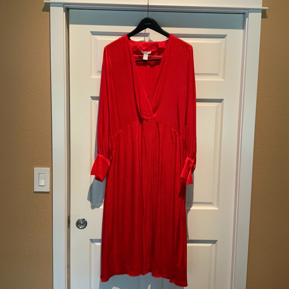 Red cocktail dress